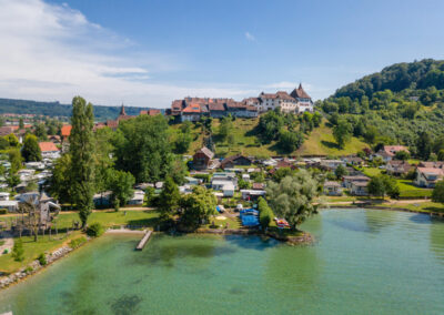 Camping Hübscher Blick vom See